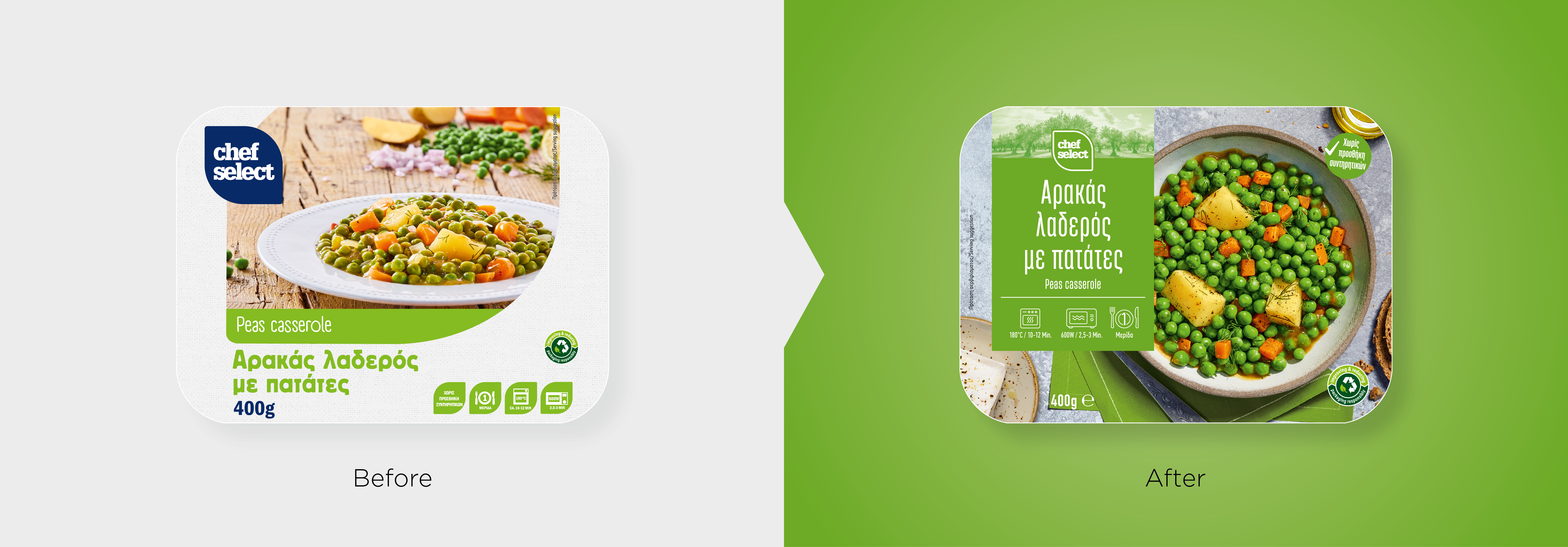 Chef Select Rebranding Packaging Design