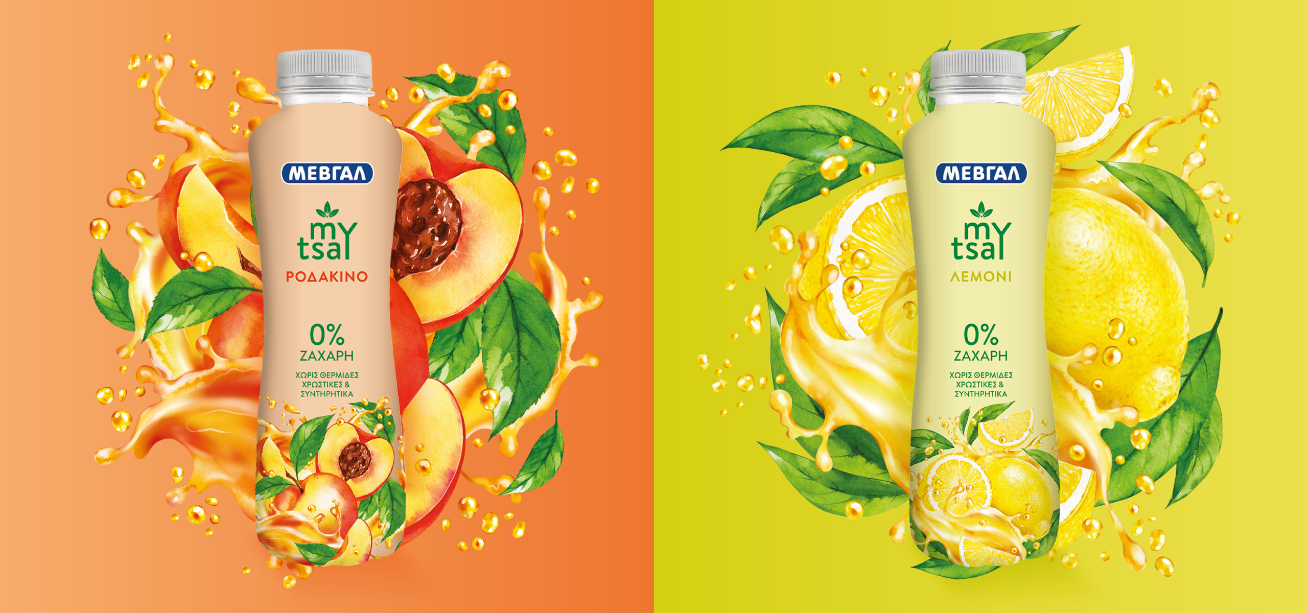 Mevgal MyTsai Tea Peach - Lemon packaging DESIGN
